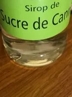 Mängden socker i Sirop de sucre de Canne