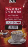 Mängden socker i 50% ARABICA 50% ROBUSTA Spécial traiteur