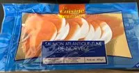 Mängden socker i Saumon atlantique fume de norvege