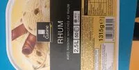 Mängden socker i Rhum raisin