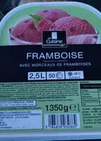 Mängden socker i Crème glacée framboise