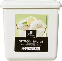 Mängden socker i Citron jaune avec morceaux de citron - 2.5L - En Cuisine