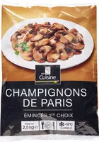 Mängden socker i Champignons de Paris émincés