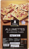 Mängden socker i Allumettes de lardons fumés