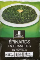 Mängden socker i Épinard en branches