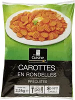 Mängden socker i Carottes en rondelles
