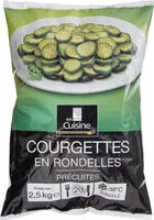 Mängden socker i Courgettes en rondelles précuites