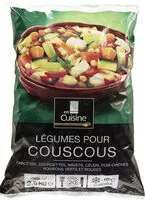 Mängden socker i Légumes pour couscous