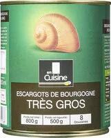 Mängden socker i Escargots de bourgogne très gros