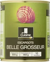 Mängden socker i Escargots belle grosseur
