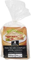 Mängden socker i Pain de mie Complet