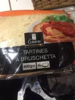 Mängden socker i Tartine a brushetta