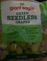 Mängden socker i Green seedless grapes