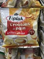 Mängden socker i Croûtons de pain
