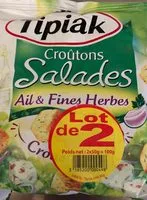 Mängden socker i Croûtons salades ail et fines herbes