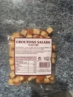 Mängden socker i Croutons salade nature