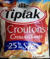 Mängden socker i Croutons croustillants, nature –25% de sel
