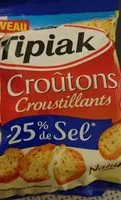 Mängden socker i Croûtons croustillants