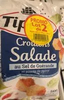 Mängden socker i Croutons salade au sel de Guerande