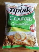 Mängden socker i Croûtons à l'ail Tipiak