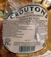Mängden socker i Croûtons Goût Ail