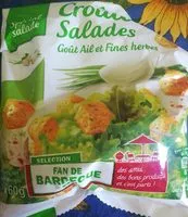 Mängden socker i Croutons Salade