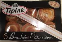 Mängden socker i 6 Bouchées Pâtissières