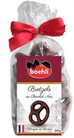 Mängden socker i Mini bretzels au chocolat noir