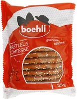 Mängden socker i Sachet bretzels comtesse au sésame