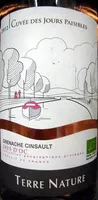 Mängden socker i Grenache Cinsault Pays d'Oc 2012 IGP Bio Cuvée des Jours Paisibles