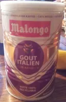 Mängden socker i CAFE MOULU ARABICA GOUT ITALIEN 250G