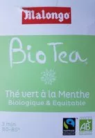 Mängden socker i Bio tea thé vert à la menthe