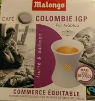 Mängden socker i Colombie IGP