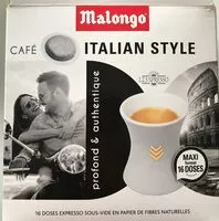 Mängden socker i café malongo italian style