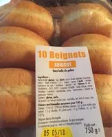 Mängden socker i 10 beignets abricot