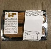 Mängden socker i 2 éclairs café