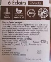 Mängden socker i Éclairs chocolat