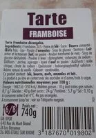Mängden socker i Tarte framboise