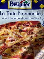Mängden socker i Tarte normande a la rhubarbe et aux pommes