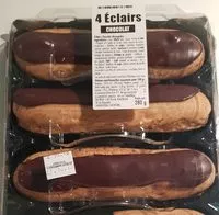 Mängden socker i 4 éclairs chocolat