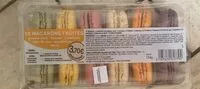 Mängden socker i 12 macarons fruités