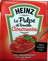 Mängden socker i La Pulpe de Tomates Concassées 390 g - Heinz