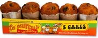 Mängden socker i Cake Au raisins