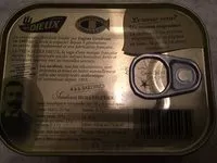 Mängden socker i Sardine Les Dieux Huile végétal