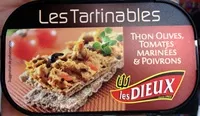 Mängden socker i Les Tartinables (Thon Olives, Tomates Marinées et Poivrons)
