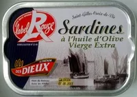 Mängden socker i Sardines Label Rouge huile d'olive