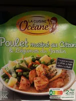 Mängden socker i poulet mariné au citron et légumes du jardin