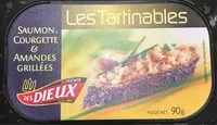 Mängden socker i Tartinade au Saumon