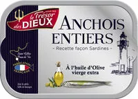 Mängden socker i Anchois entiers à l'huile d'olive