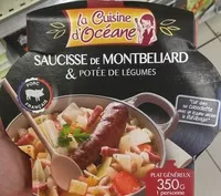 Mängden socker i Saucisse de Monbéliard & Potée de légumes